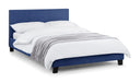 Rialto Dark Blue Linen 135Cm Bed frames Julian Bowen V2 