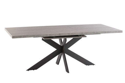 MIAMI 1.6m (+0.4m) EXTENDING DINING TABLE - LIGHT GREY Dining Table supplier 120 