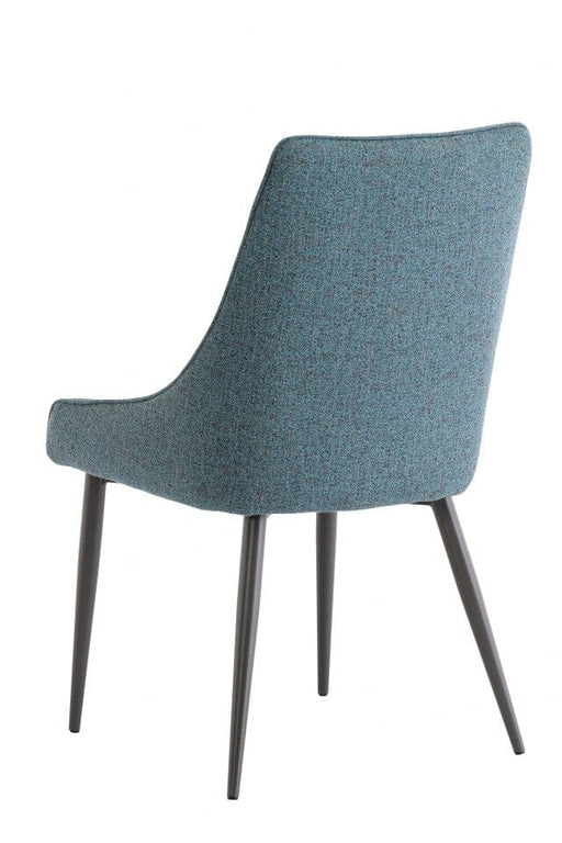 MIAMI DINING CHAIR - TEAL/GREY FABRIC Dining Chair supplier 120 