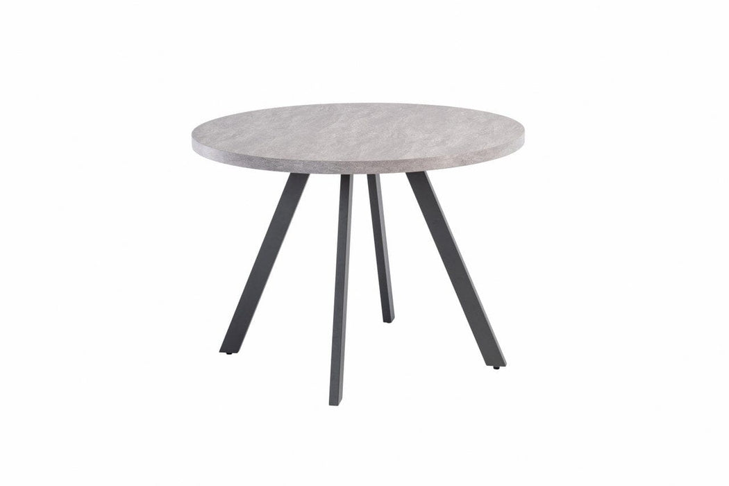 MIAMI 1.07m ROUND DINING TABLE - LIGHT GREY Dining Table supplier 120 