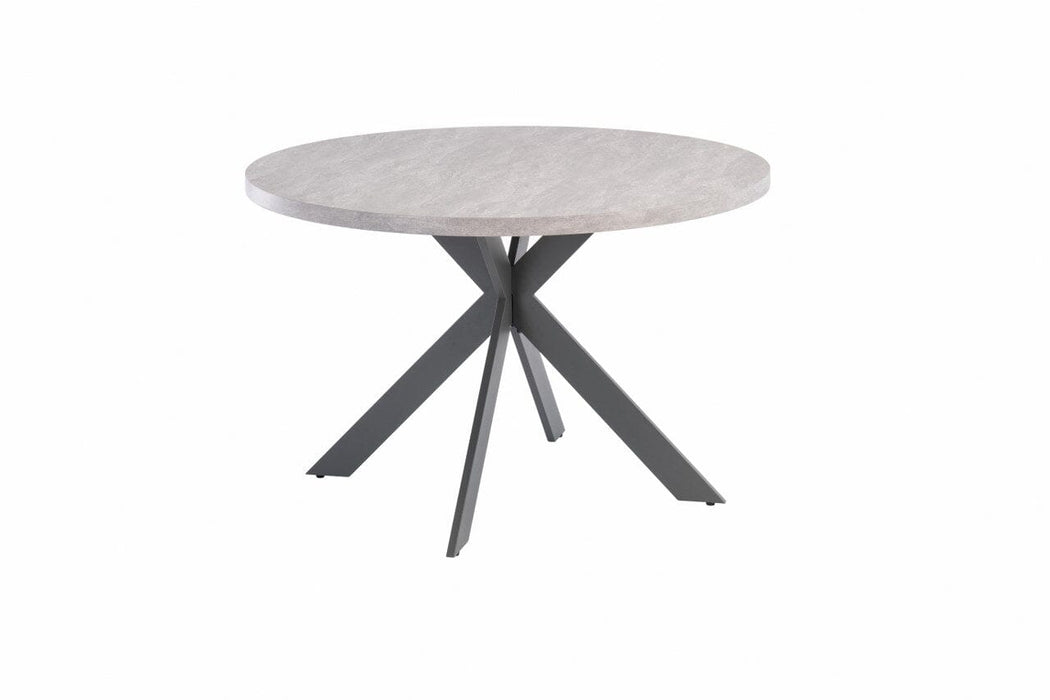 MIAMI 1.2m ROUND DINING TABLE - LIGHT GREY Dining Table supplier 120 