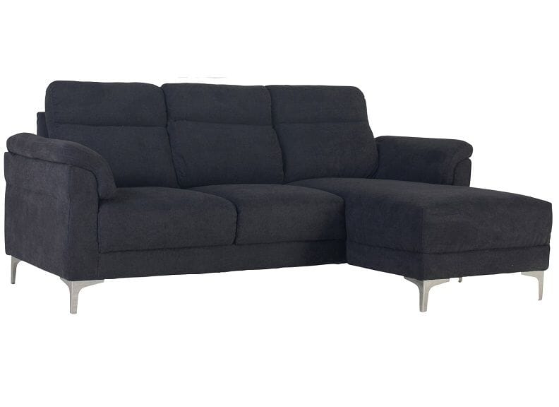 Roxy Dark Grey Chaise Sofas supplier 175 