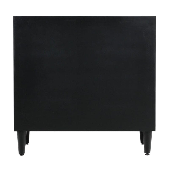 Solano 4 Drawer Chest Black - KD Legs Chest of Drawer CIMC 