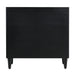 Solano 4 Drawer Chest Black - KD Legs Chest of Drawer CIMC 