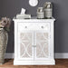 Torino White Metal Frame and 1 Drawer 2 Door Wood Sideboard Cabinet Sideboards CIMC 