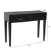 Solano 2 Drawer Console Table Black - KD Legs Console Tables CIMC 