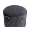 Value Black Round Stool with Sparkle Pattern Stools CIMC 