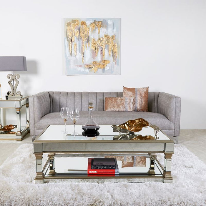 Apollo Champagne Mirrored Coffee Table Coffee Tables CIMC 