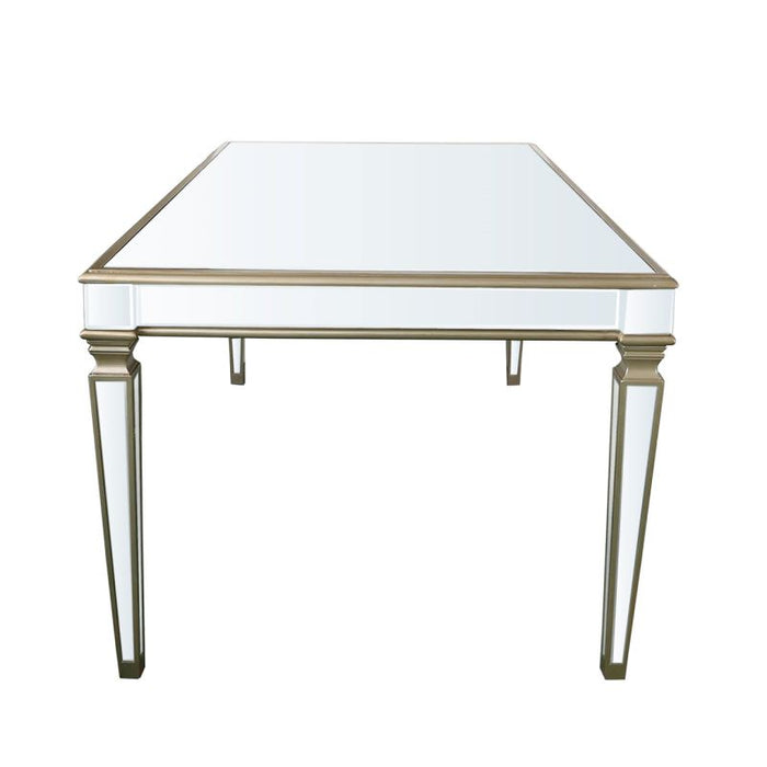 Apollo Champagne Mirrored Dining Table *(Del. 10 Days Approx. for UK & 14-21 Days for Ireland) Dining Table CIMC 