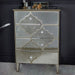 Marrakech Mirror 4 Drawer Cabinet Chest of Drawers CIMC 