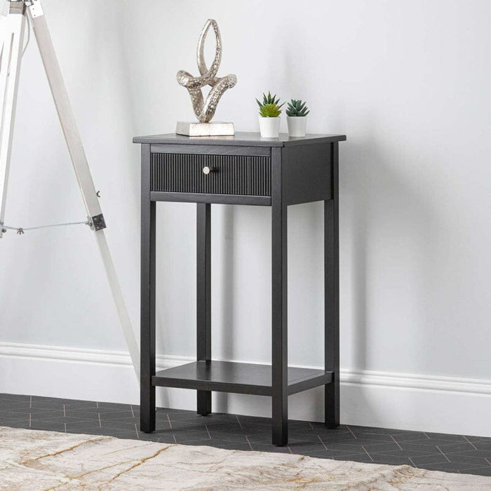 Lindon Black Wood End Table End Table CIMC 