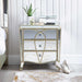 Pristina Mirror Champagne 3 Drawer Cabinet Cabinet CIMC 