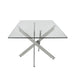 Value Nova 160cm Chrome and Glass Dining Table *(Del. 10 Days Approx. for UK & 14-21 Days for Ireland) Dining Table CIMC 