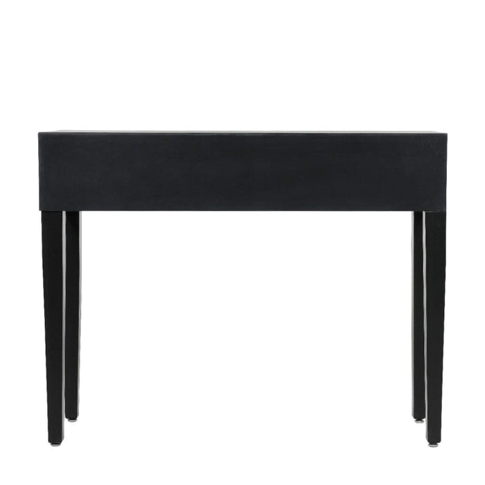 Solano 2 Drawer Console Table Black - KD Legs Console Tables CIMC 