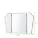 Pristina Mirror Champagne Vanity Mirror Mirrors CIMC 