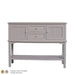 Lindon Summer Grey Wood 2 Drawer and 2 Door Sideboard Buffets & Sideboards CIMC 