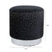 Value Black Round Stool with Sparkle Pattern Dressing Stool CIMC 