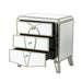 Pristina Mirror Champagne 3 Drawer Cabinet Cabinet CIMC 