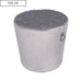 Value Grey Round Velvet Stool with Buttons and Side Rings Stools/Benches CIMC 