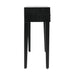 Solano 2 Drawer Console Table Black - KD Legs Console Tables CIMC 