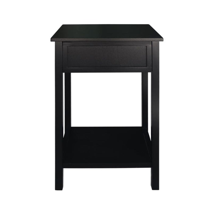 Lindon Black Wood End Table End Table CIMC 