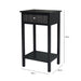 Lindon Black Wood End Table End Table CIMC 