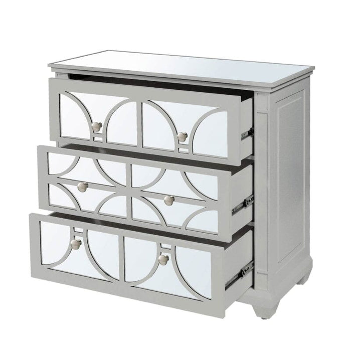 Torino Grey Wood 3 Drawer Chest Chest of Drawers CIMC 