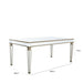 Apollo Champagne Mirrored Dining Table *(Del. 10 Days Approx. for UK & 14-21 Days for Ireland) Dining Table CIMC 