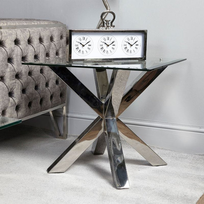 Astrid Glass End Table Lamp Table CIMC 