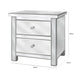 Classic Mirror Bedside Cabinet Bedside Cabinet CIMC 