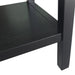 Lindon Black Wood End Table End Table CIMC 