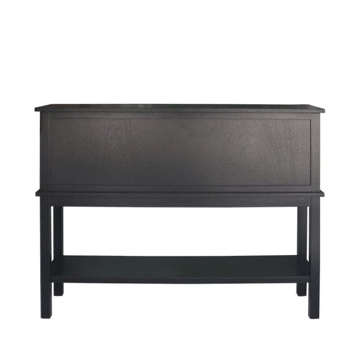 Lindon Black Wood 2 Drawer and 2 Door Sideboard Sideboards CIMC 