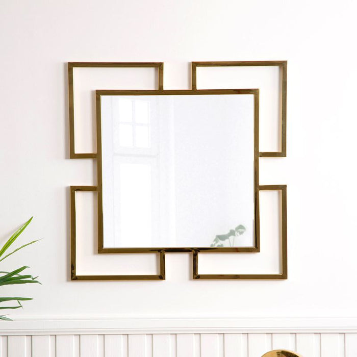 80cm Geo Gold Wall Mirror Mirrors CIMC 