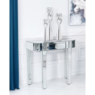 Classic Mirror Tile Console Table Console Table CIMC 