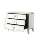 Pristina Mirror Champagne 3 Drawer Chest Chest of Drawers CIMC 