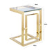 Square Top Glass Apex Gold Sofa Table Sofa Tables CIMC 