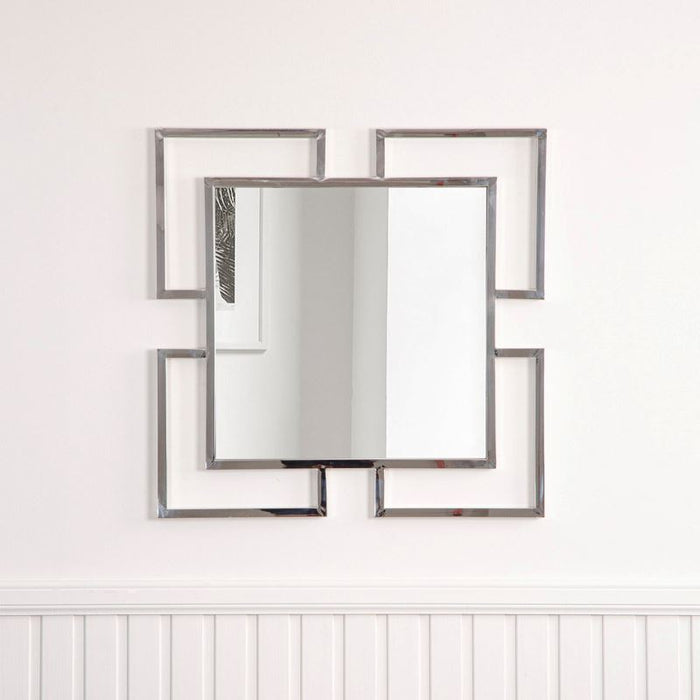 80cm Geo Silver Wall Mirror Mirrors CIMC 