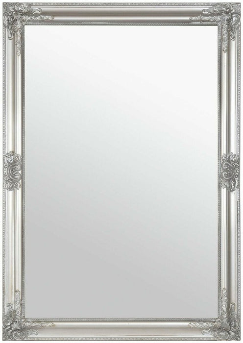 Charlotte Overmantle Mirror-Antique Silver 72x102cm (Set of 2) Mirror Derrys 