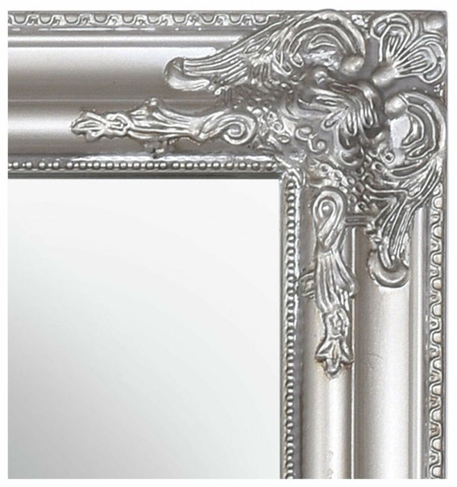 Charlotte Overmantle Mirror-Antique Silver 72x102cm (Set of 2) Mirror Derrys 