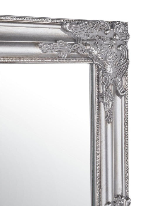 Charlotte Overmantle Mirror-Antique Silver 72x102cm (Set of 2) Mirror Derrys 