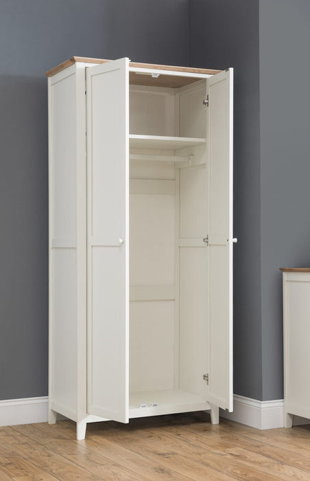 Salerno 2-Tone 2 Door Wardrobe Wardrobe Julian Bowen V2 