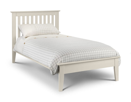 Salerno Shaker Bed Frame 90Cm Ivory Bed Frames Julian Bowen V2 