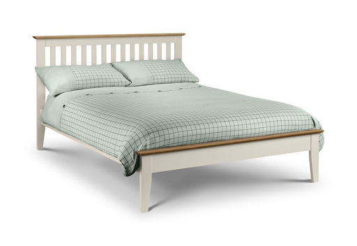 Salerno Shaker Bed Frame 135Cm Two Tone Bed Frames Julian Bowen V2 