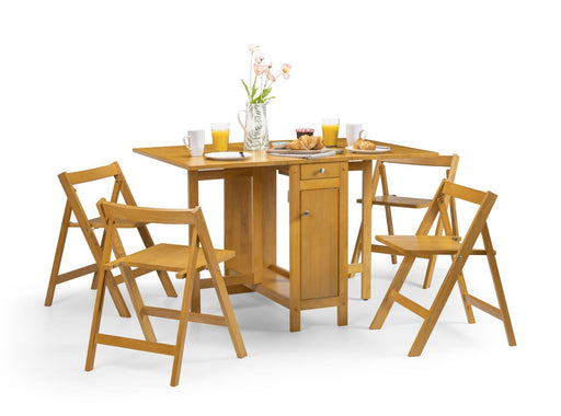 Savoy Dining Set - Light Oak Dining Set Julian Bowen V2 