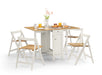 Savoy Dining Set - White/Natural Dining Set Julian Bowen V2 