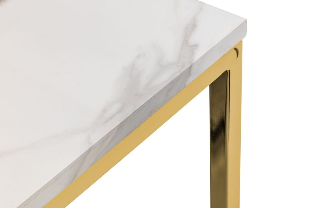 Scala Gold Dining Table Dining Tables Julian Bowen V2 