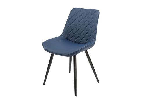 Silvia Chair Blue PU Dining Chairs Gannon 