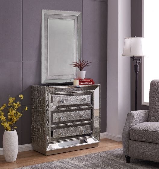 Sofia 3 Drawer Chest & Mirror Chest of Drawers Derrys 