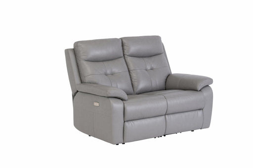 DUBLIN LEATHER ELECTRIC 2 SEATER RECLINER - GREY Recliner supplier 120 