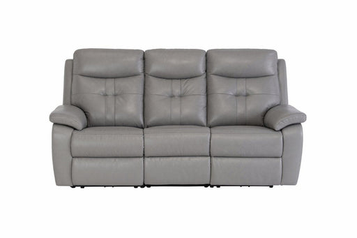 DUBLIN LEATHER ELECTRIC 3 SEATER RECLINER - GREY Recliner supplier 120 